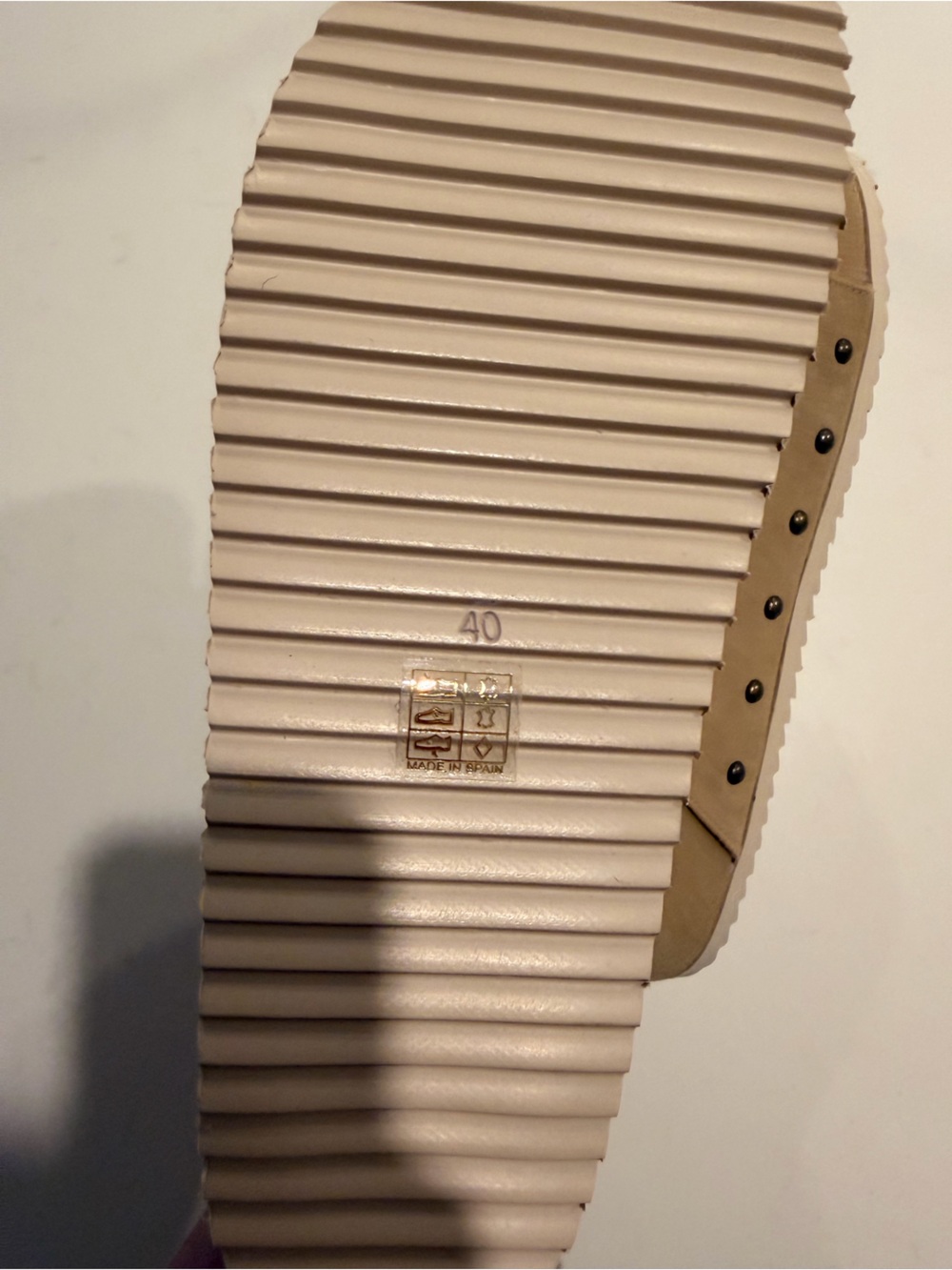 Intentionally blank Rule Breaker Flatform Sandals Sz 40 - Picture 5 of 6